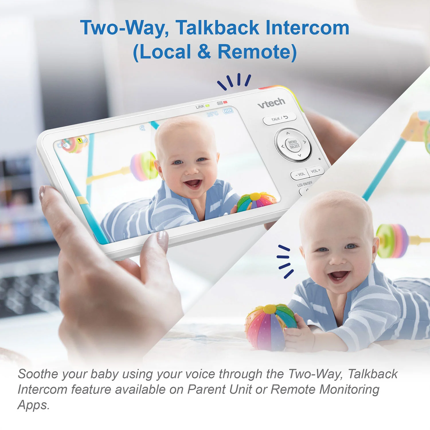 VTech RM5766HD 5" Smart Video Baby Monitor - Image 15