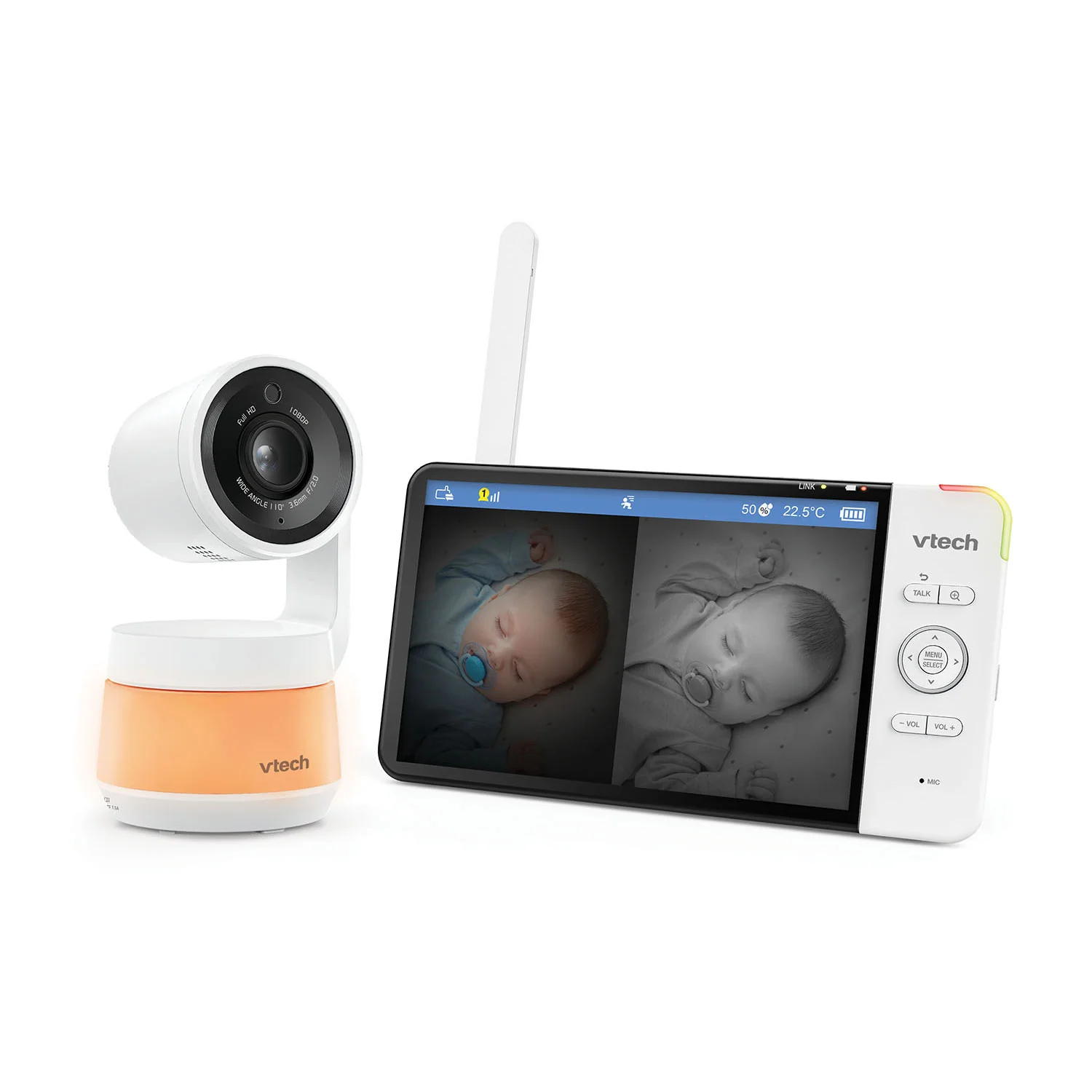VTech RM7767HD 7" PTZ Smart Video Baby Monitor - Image 15