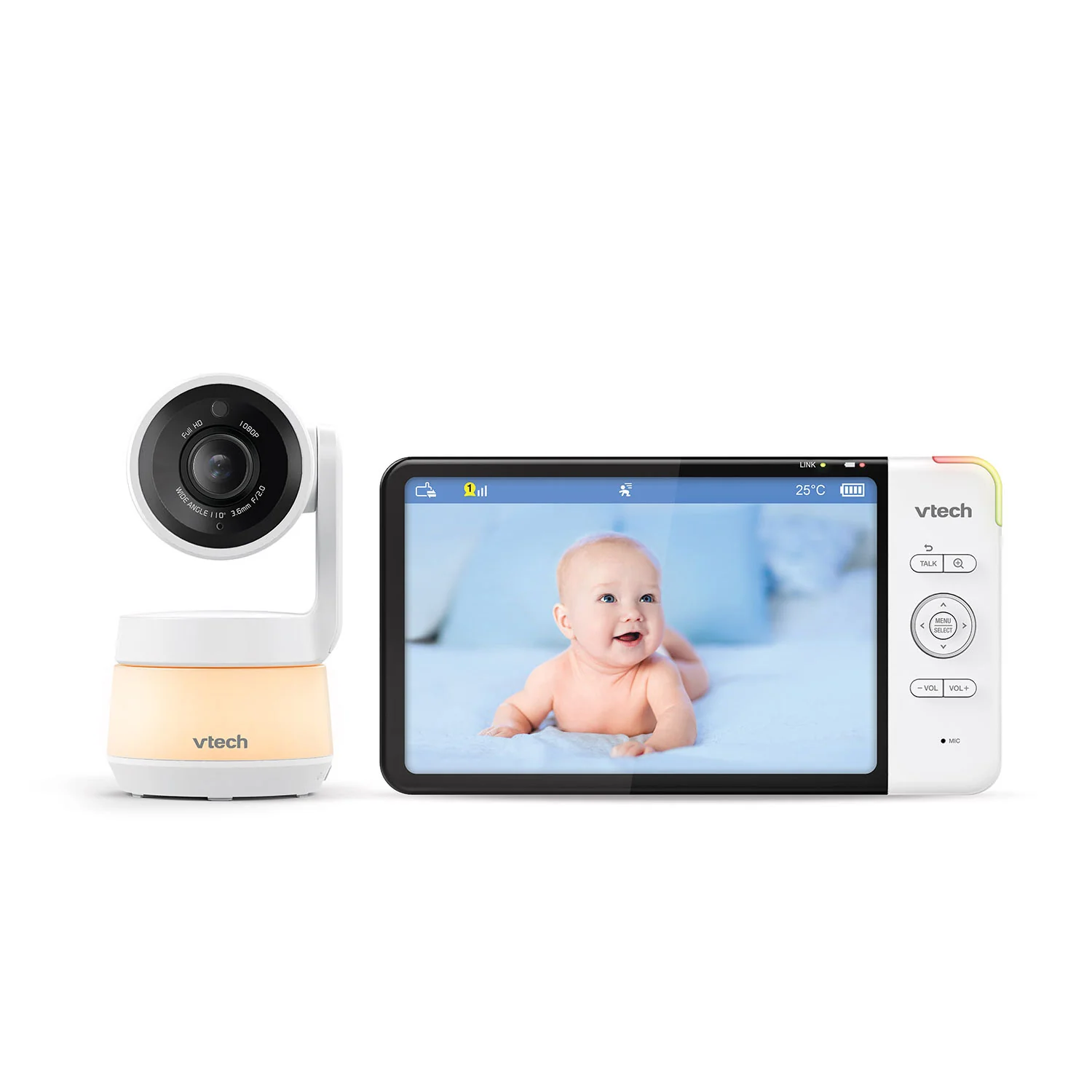 VTech RM7767HD 7" PTZ Smart Video Baby Monitor - Image 16
