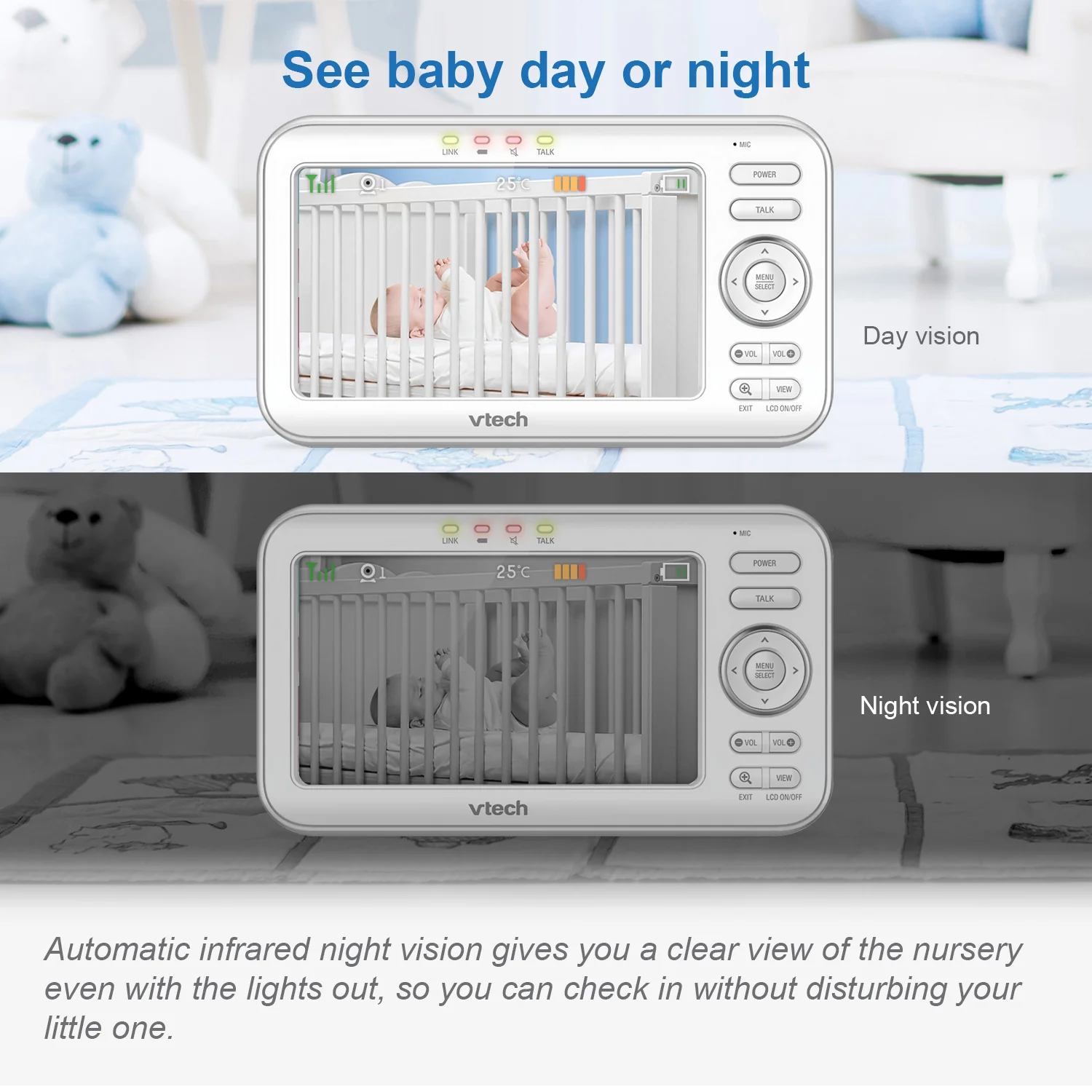 VTech VM5463 5" Digital Video Baby Monitor - Image 14