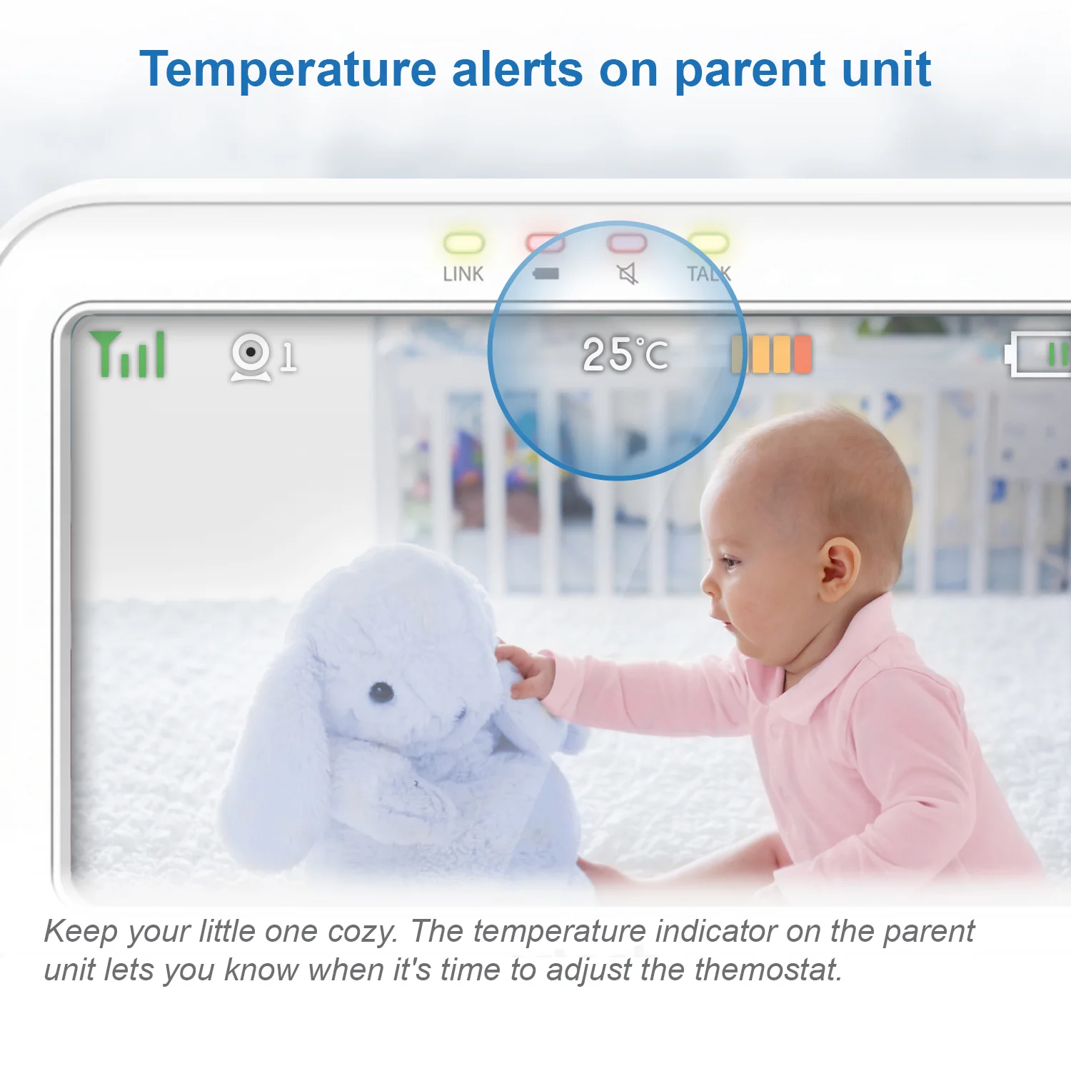 VTech VM5463 5" Digital Video Baby Monitor - Image 15