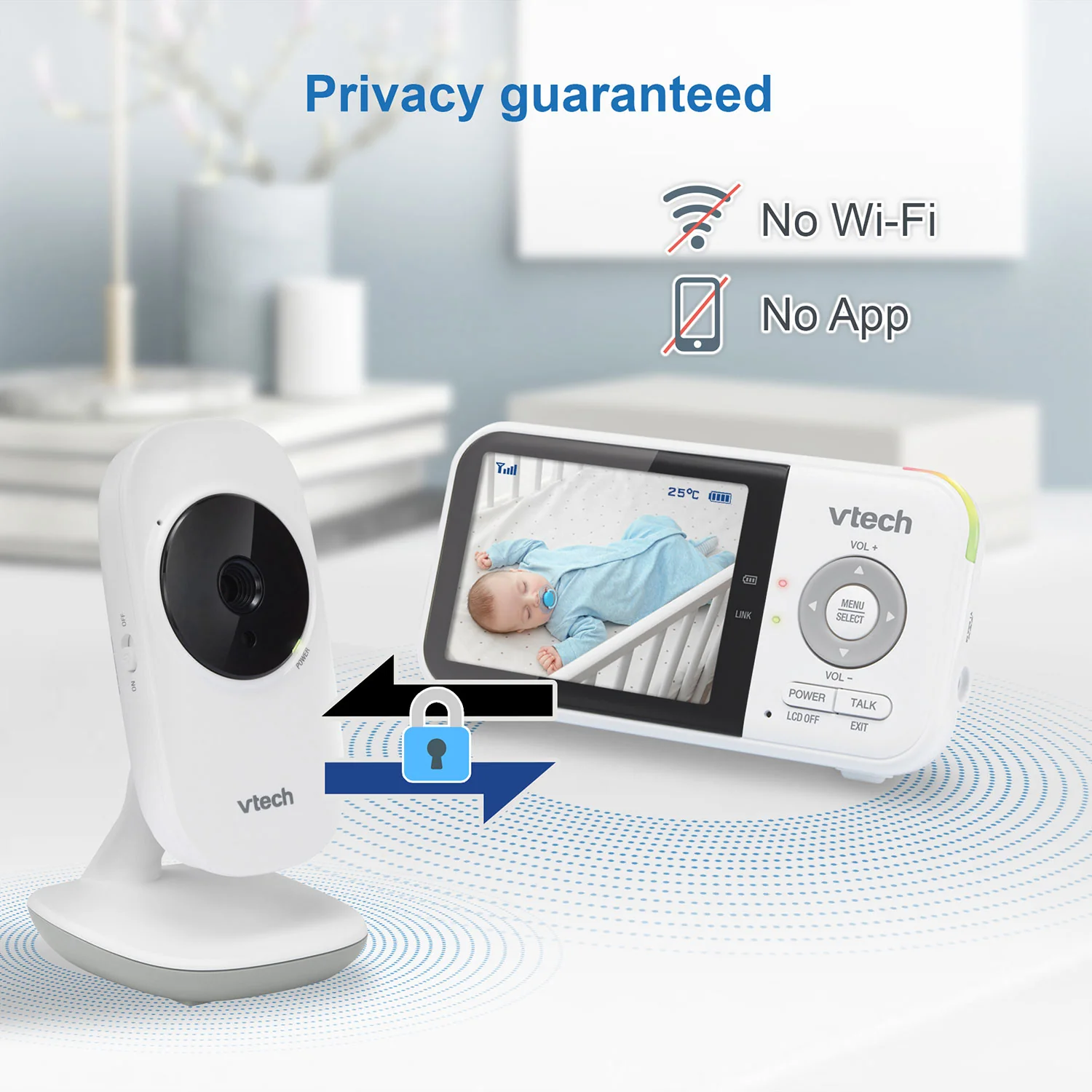 VTech VM819 2.8" Digital Video Baby Monitor - Image 13