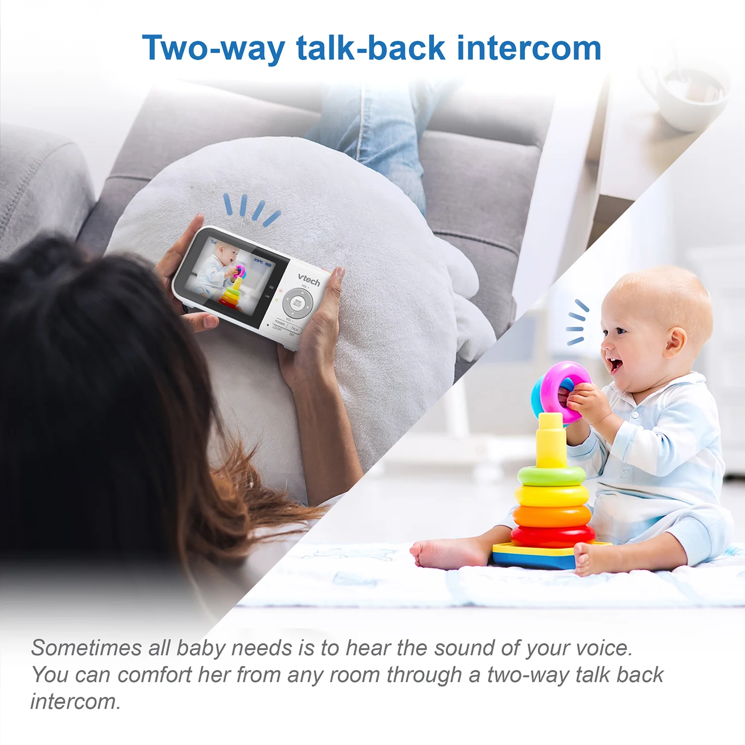 VTech VM819 2.8" Digital Video Baby Monitor - Image 17