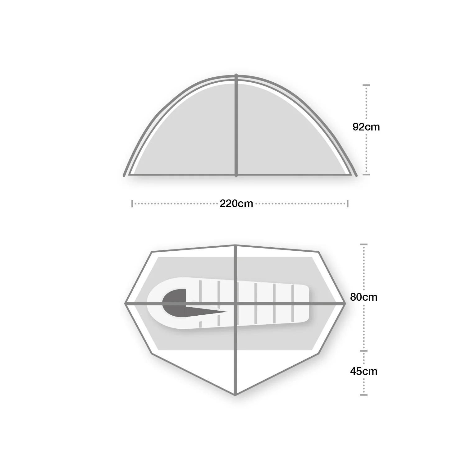 Wild Country Helm Compact 1 Dome Tent, 1-Person - Image 2