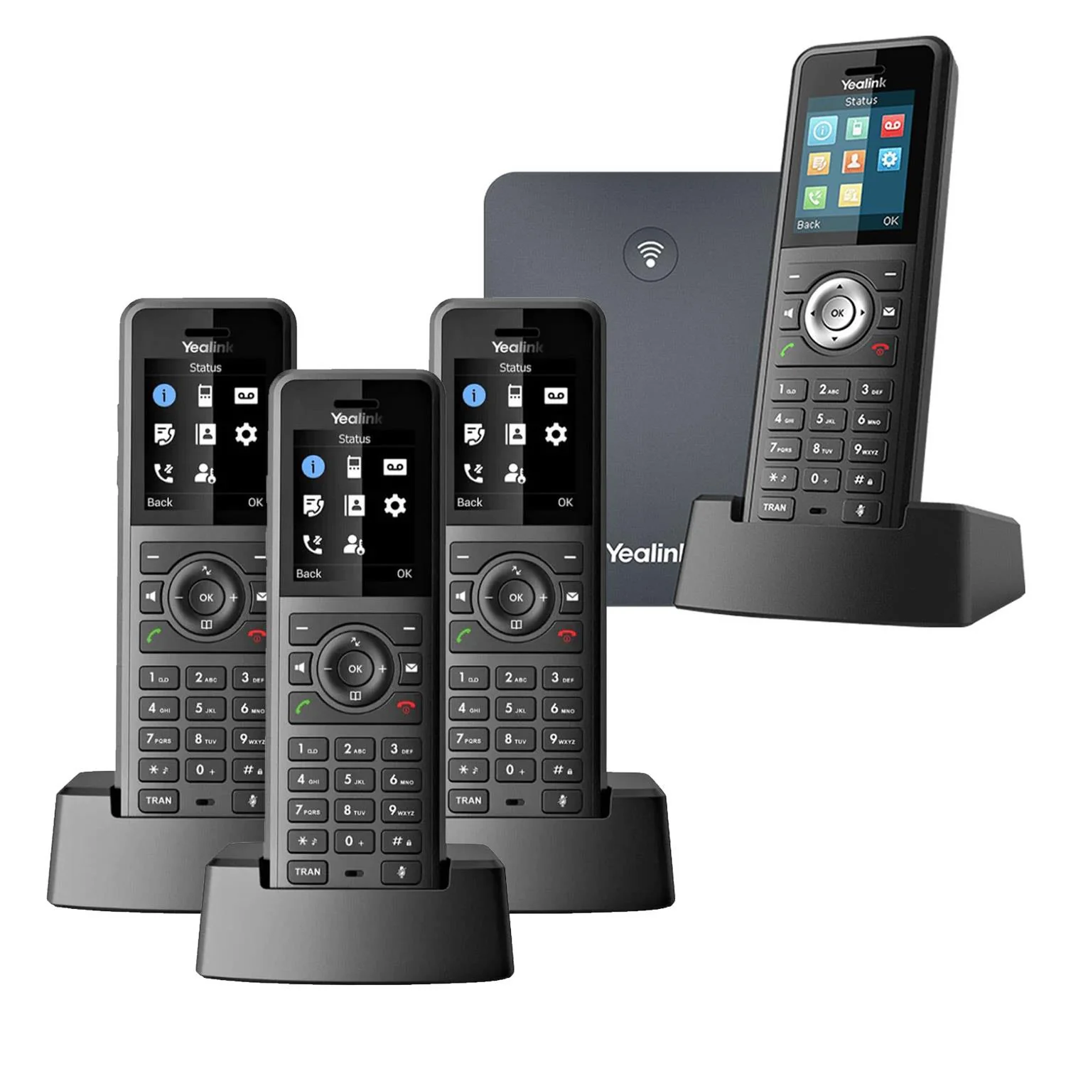 Yealink W79P Quad IP WiFI Ruggedized DECT Phone System