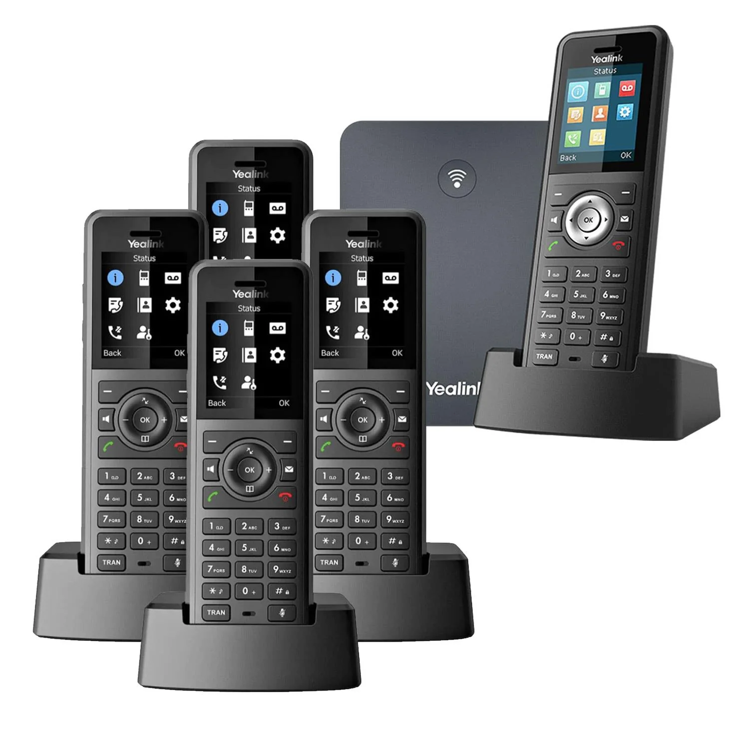 Yealink W79P Quint IP WiFI Ruggedized DECT Phone System