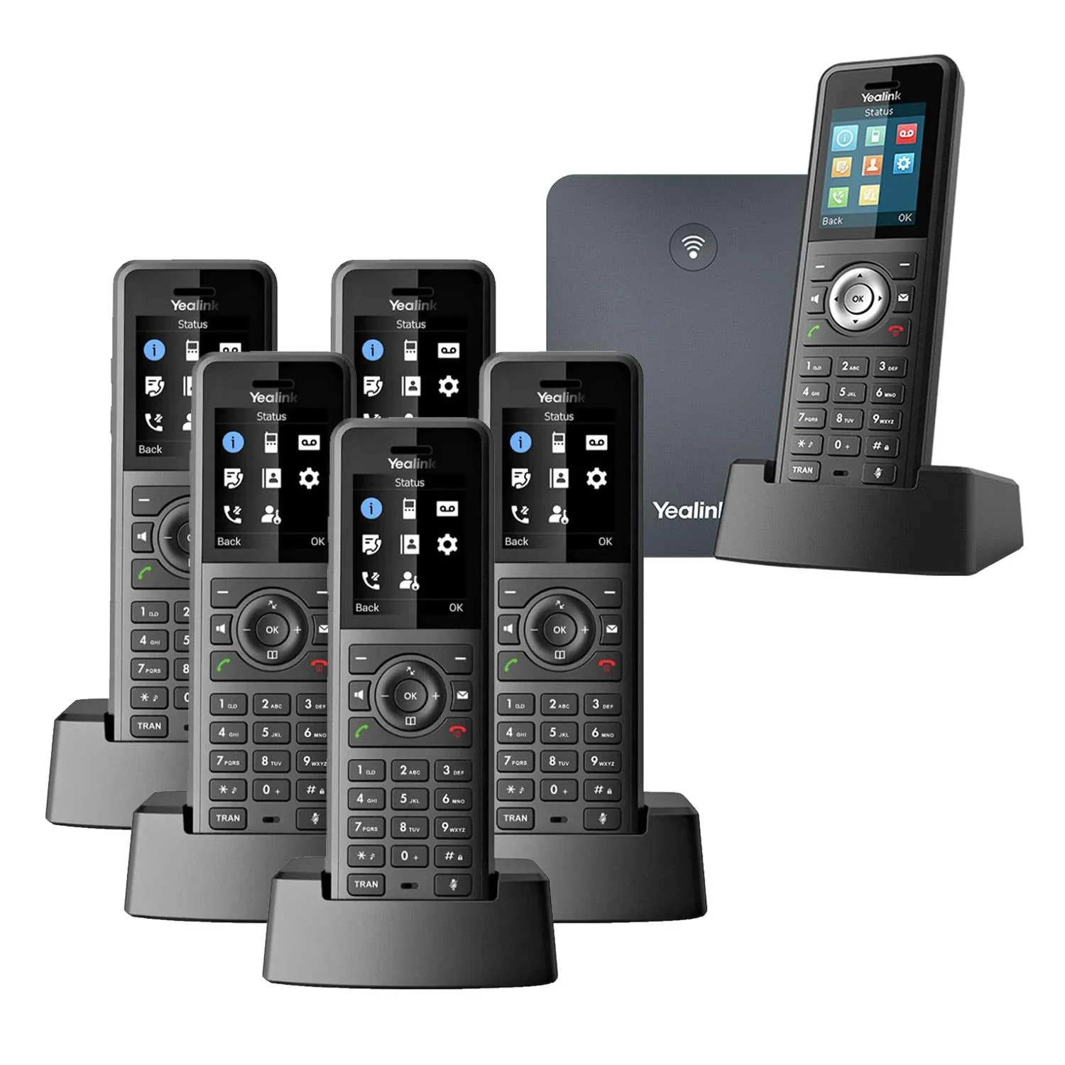 Yealink W79P Sextet IP WiFI Ruggedized DECT Phone System